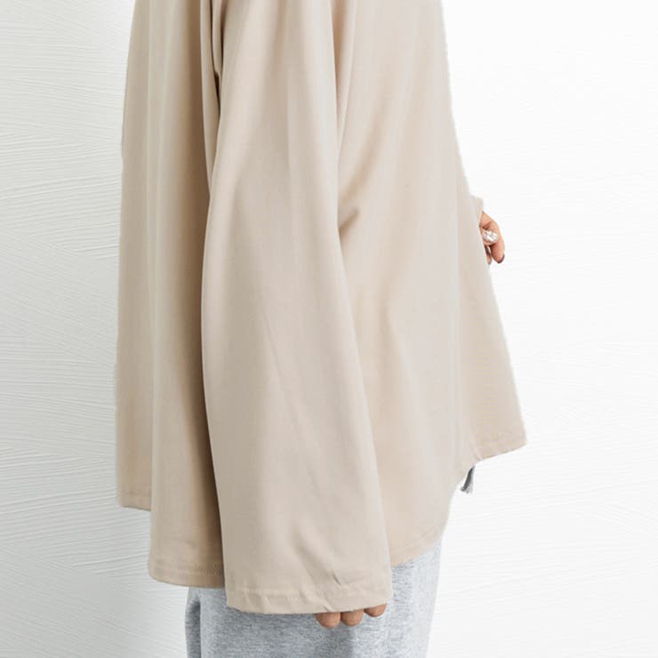 ゆったり 着やせ 長袖プルオーバー 無地 | Miniministore | 詳細画像20 