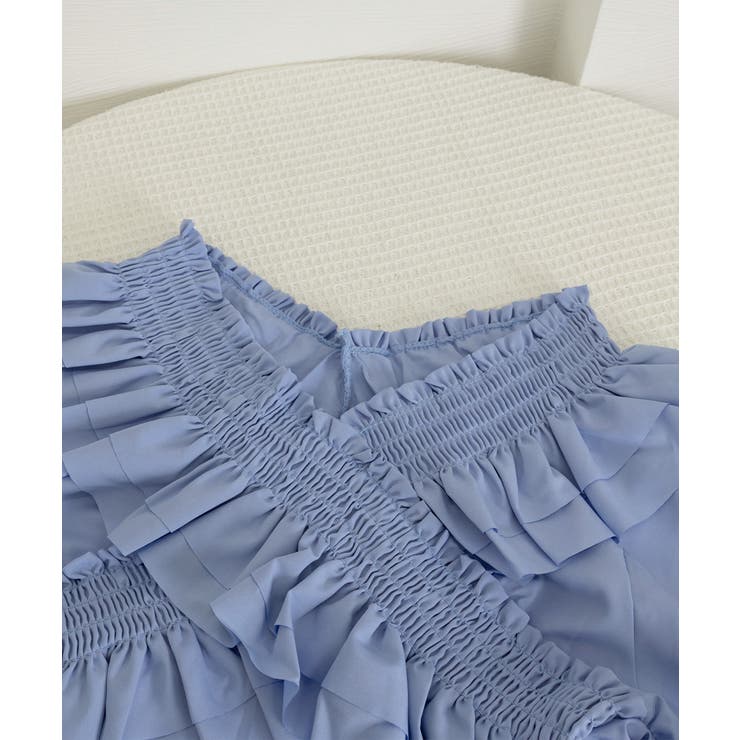 フリルブラウス シャーリングブラウス半袖 | Miniministore | 詳細画像24