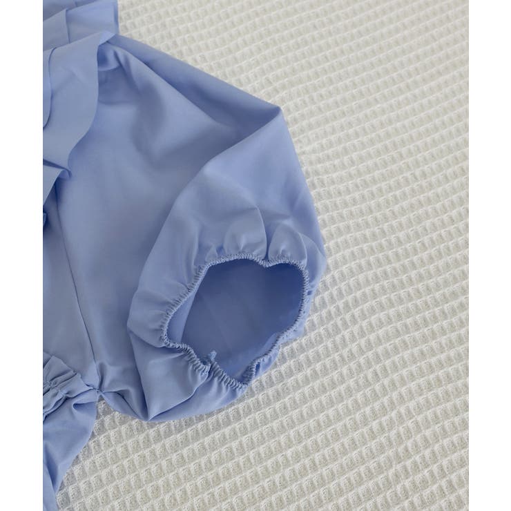 フリルブラウス シャーリングブラウス半袖 | Miniministore | 詳細画像25