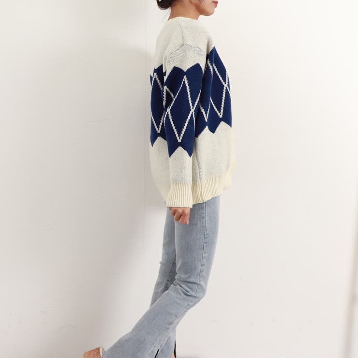 ニットカーディガン レトロ体型カバー秋冬 | Miniministore | 詳細画像15 