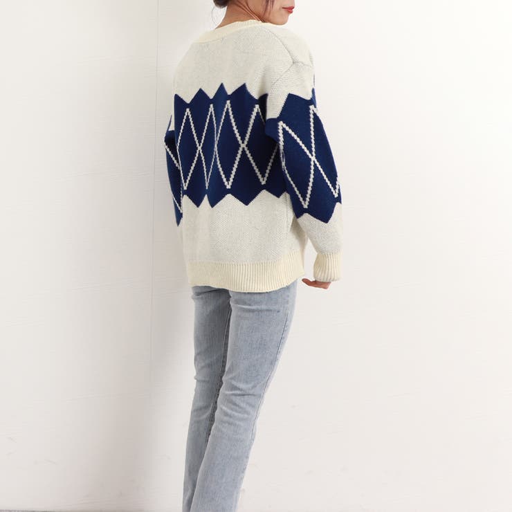 ニットカーディガン レトロ体型カバー秋冬 | Miniministore | 詳細画像18 