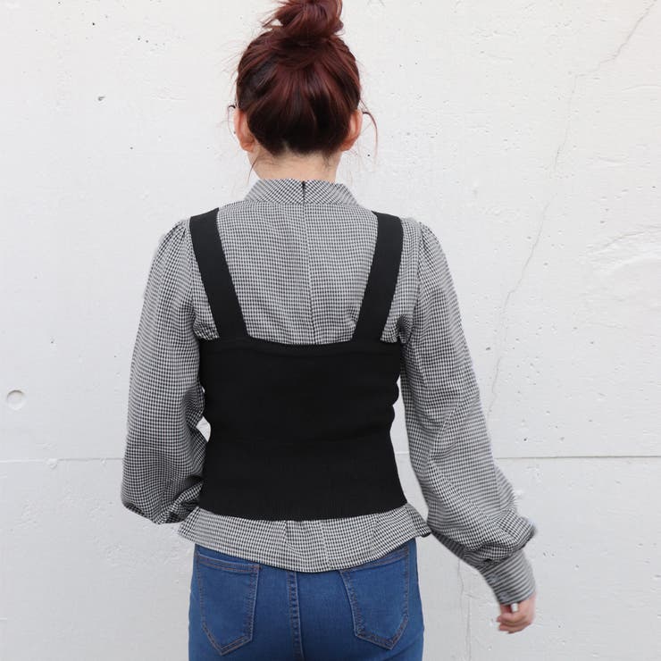 ニットキャミソール ブラウス2点セット レディース | Miniministore | 詳細画像13 