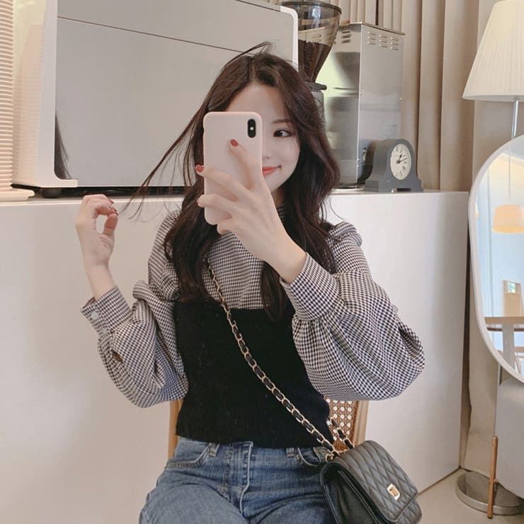 ニットキャミソール ブラウス2点セット レディース | Miniministore | 詳細画像5 