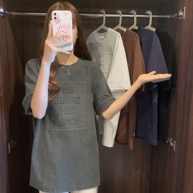 楽天市場】長袖tシャツ（チュニック｜レディースファッション