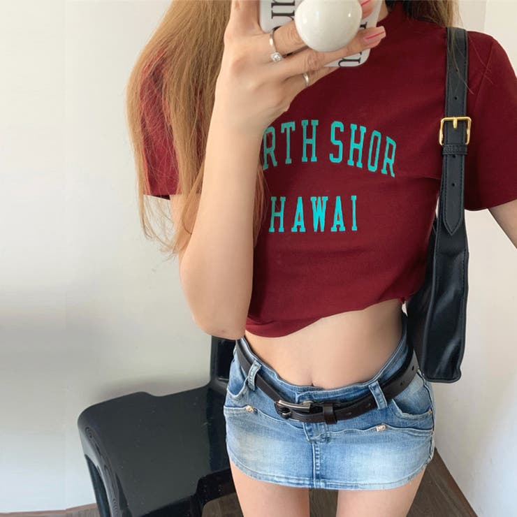 ショート丈トップス レディース へそ出し | Miniministore | 詳細画像7 