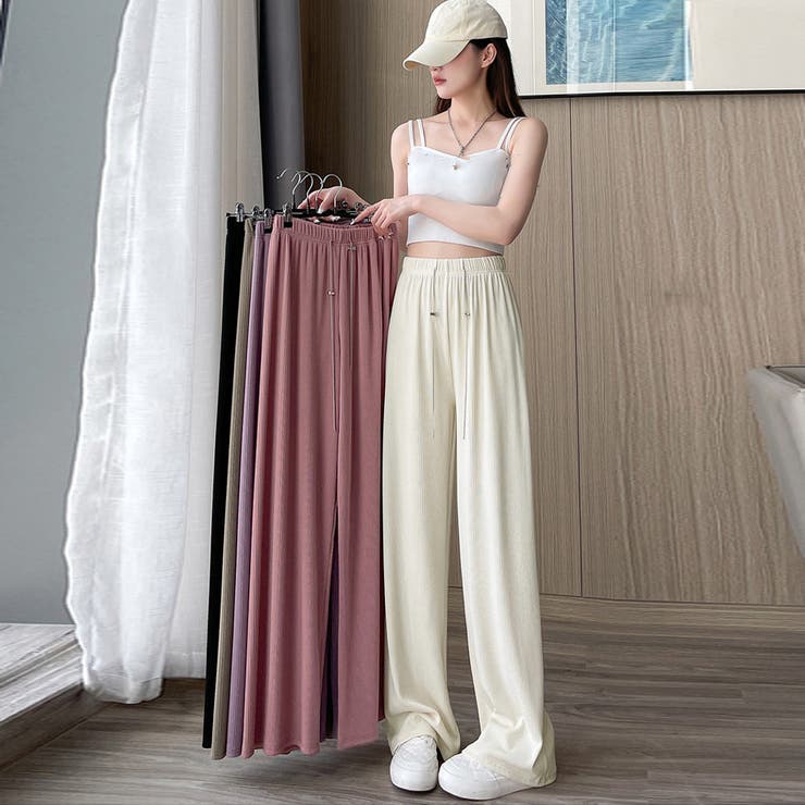 セミワイドパンツハイウエストロングパンツ | Miniministore | 詳細画像9 