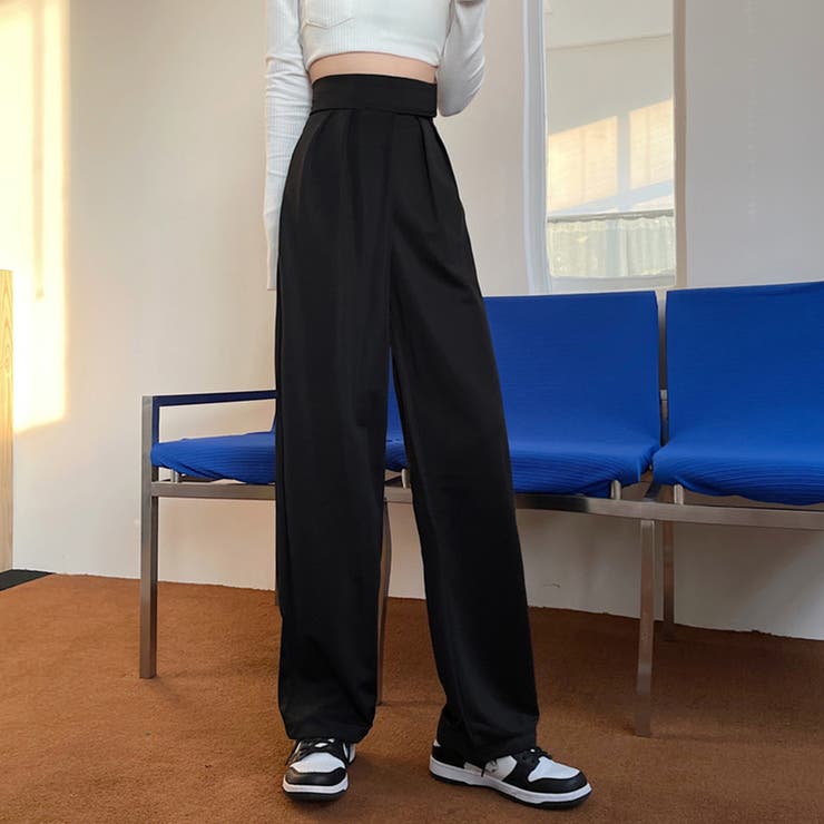 ストレートワイドパンツ レディース 韓国 | Miniministore | 詳細画像7 
