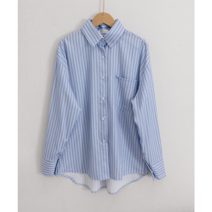 ストライプ 長袖シャツブラウスレディース | Miniministore | 詳細画像27 