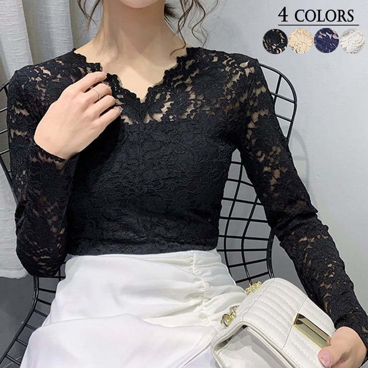 Sono - 【美品】ソーノ-SONO-ラッセルレースブラウス サイズSの
