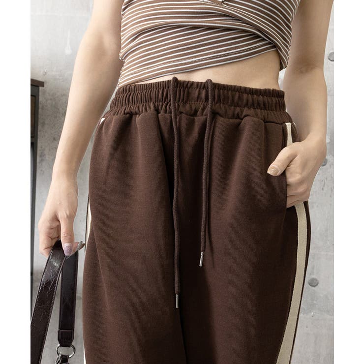 サイドラインスウェットパンツ レディース | Miniministore | 詳細画像21 
