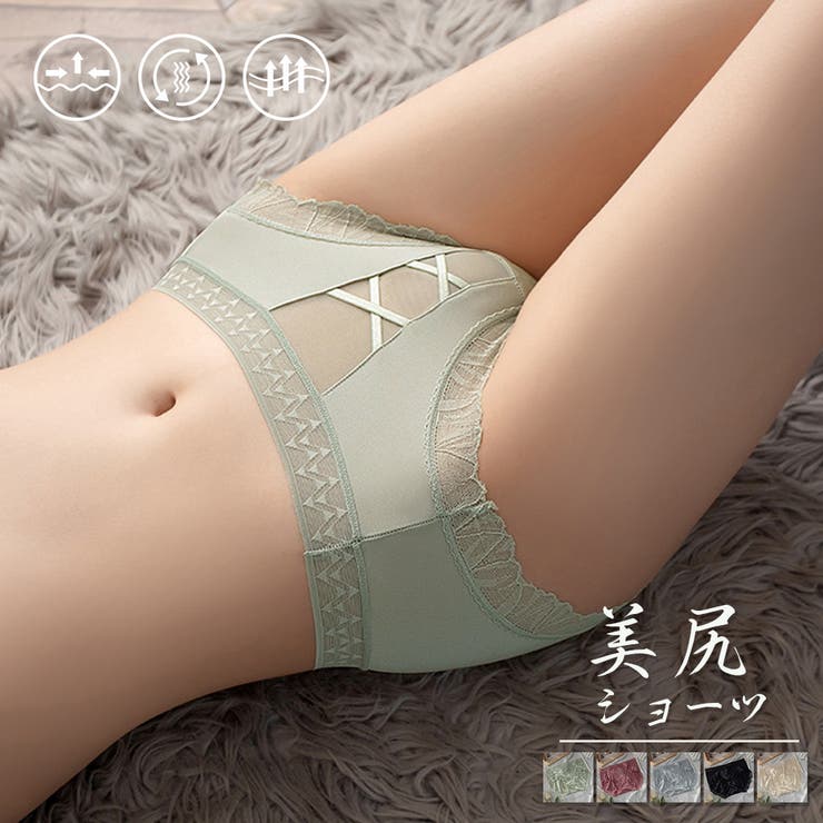 スダンダードショーツ レース 綿クロッチ | Miniministore | 詳細画像1 