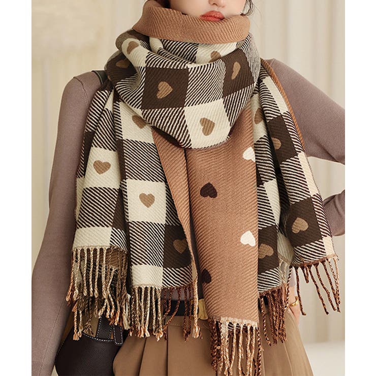 熱販売 ハート柄 BURBERRY リバーシブルショールケープ 痛み ポンチョ 小物