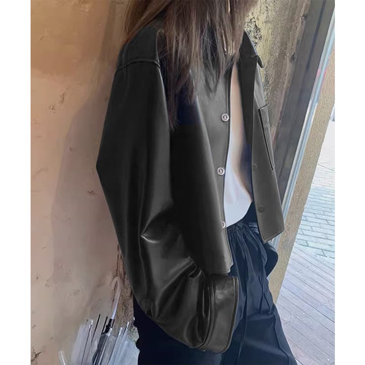 ブラック | ライダースジャケット レディースアウター | SUNSHINE CLOSET