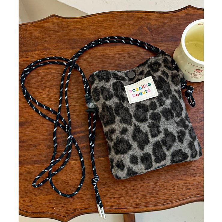 ウールタッチショルダーバッグ ポシェット[品番：II000013072