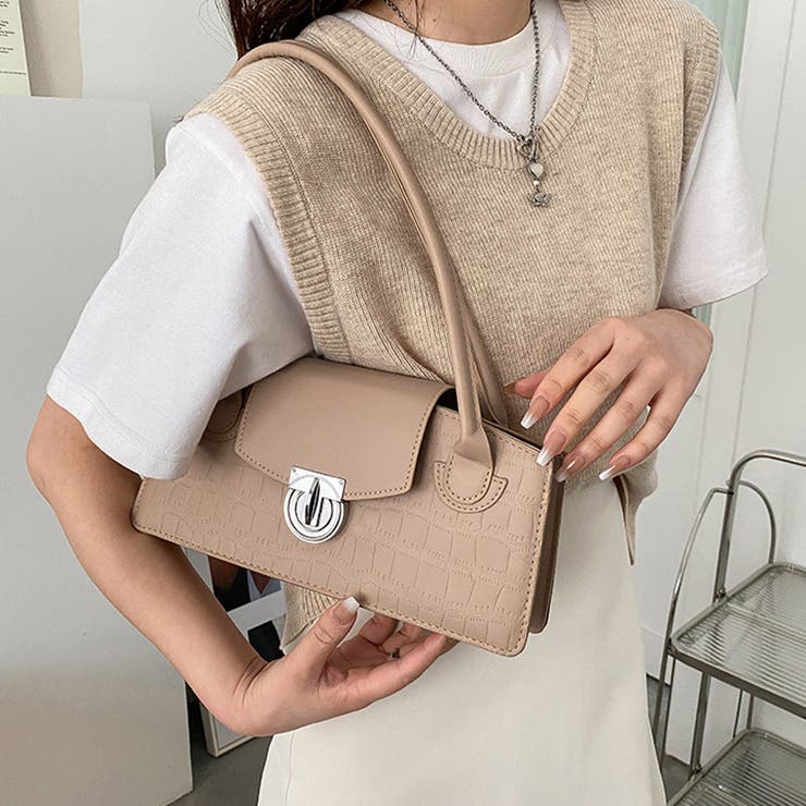 ベージュ | レディース肩掛けバッグ 横長 ミニトート | Miniministore