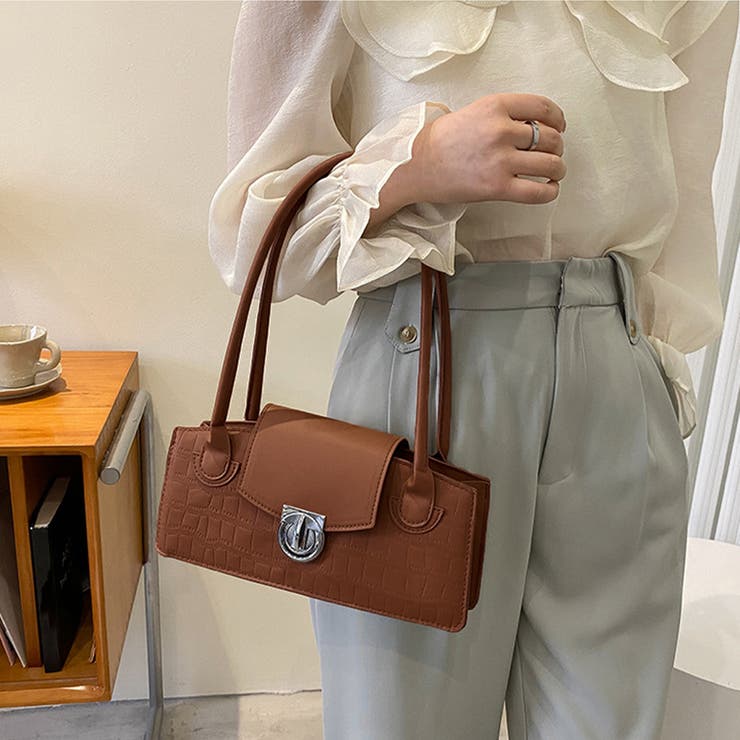 キャメル | レディース肩掛けバッグ 横長 ミニトート | Miniministore