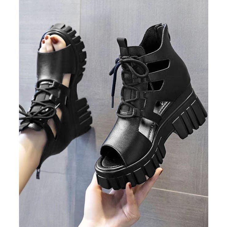 厚底グラディエーターサンダル レディース[品番:II000011615 厚底グラディエーターサンダル レディース[品番:II000011615