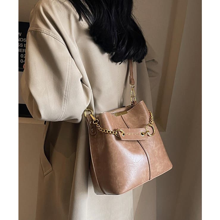 ベージュ（ブラウン寄り） | バケットバッグレディースショルダーバッグ | Miniministore