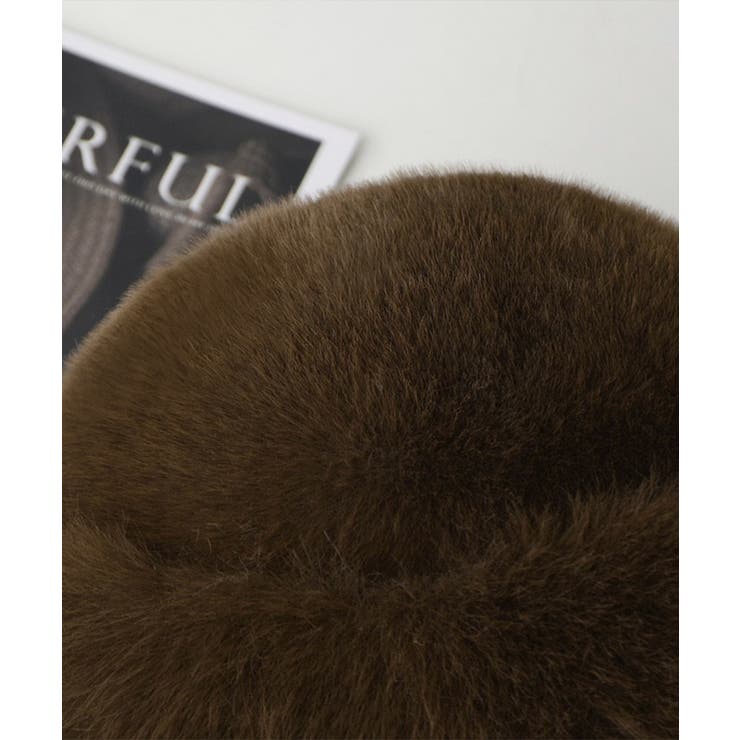 ふわふわファーハット暖かいバケットハット | Miniministore | 詳細画像18 