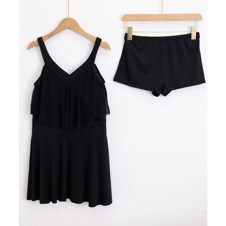 オフショルワンピース水着ショートパンツ付 | Miniministore | 詳細画像13 