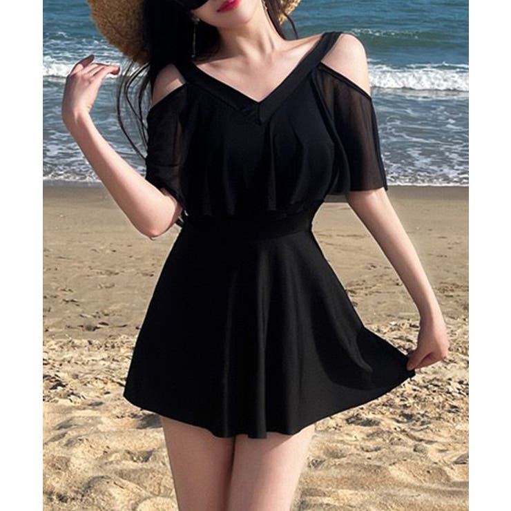 オフショルワンピース水着ショートパンツ付 | Miniministore | 詳細画像8 