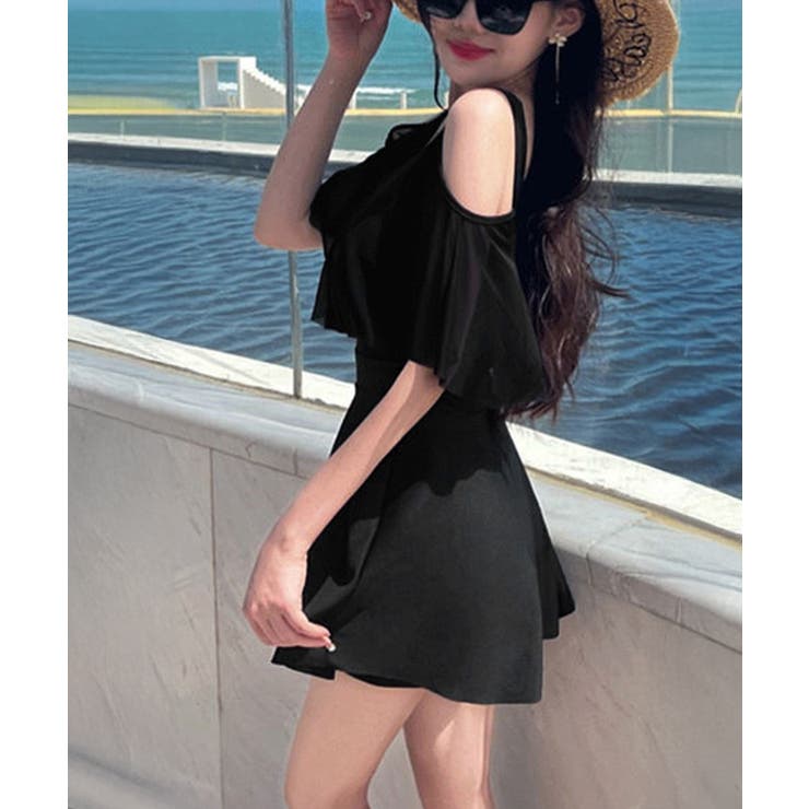 オフショルワンピース水着ショートパンツ付 | Miniministore | 詳細画像9 