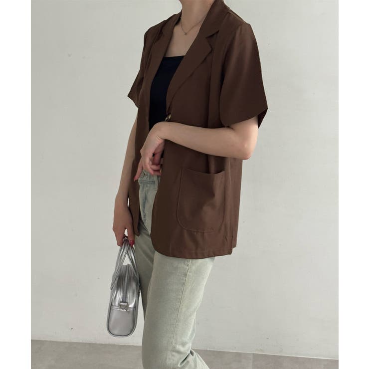 半袖テーラードジャケット レディース夏服 | Miniministore | 詳細画像29 