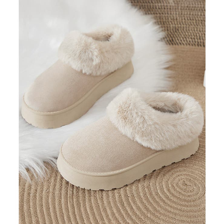 アンクルムートンブーツ厚底ファーシューズ | Miniministore | 詳細画像22 