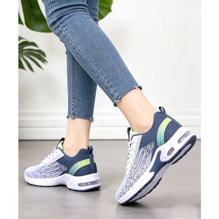 配色メッシュスニーカー厚底シューズ韓国風 | Miniministore | 詳細画像12 