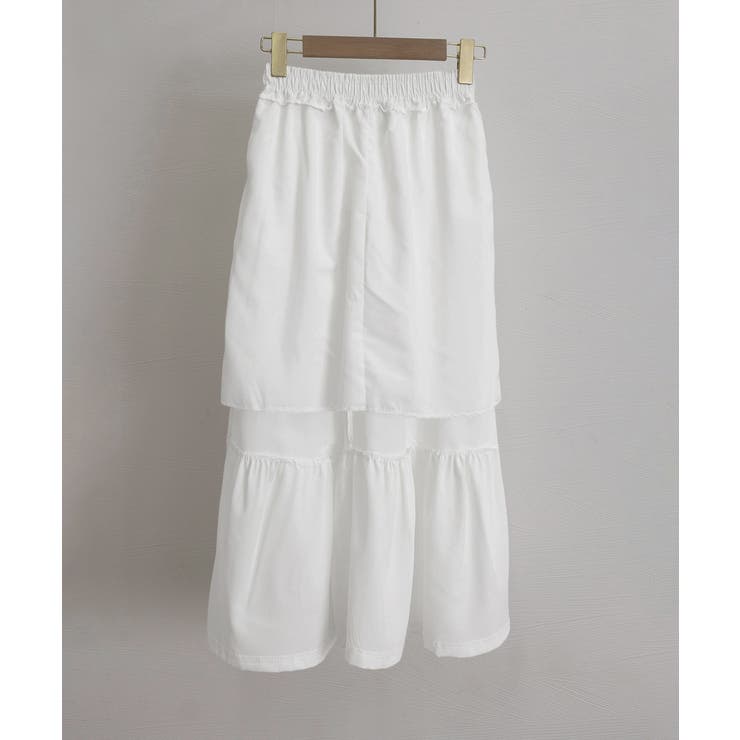 リボンティアードスカート ロングスカート | Miniministore | 詳細画像19 