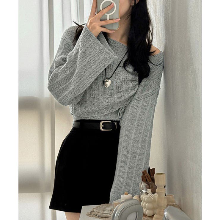 ドローストリング ニットアンサンブル春夏 | Miniministore | 詳細画像16 