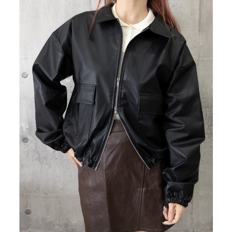 ダブルジップ ライダースジャケット韓国風 | Miniministore | 詳細画像18 