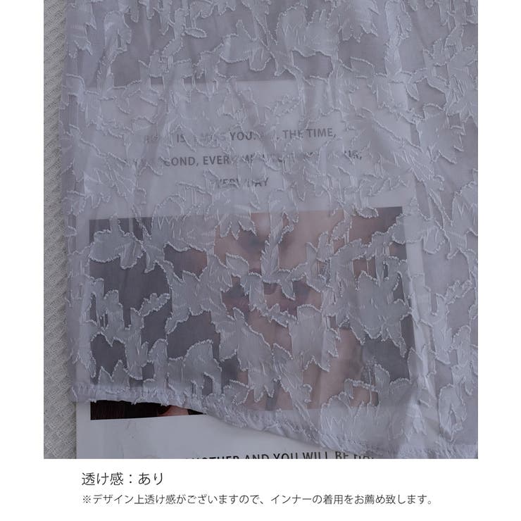 レースブラウス レディースシアーシャツ夏 | Miniministore | 詳細画像31 