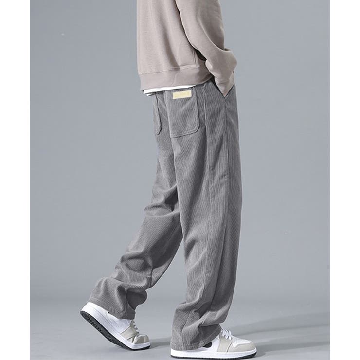 コーデュロイワイドパンツ メンズ 韓国風 | AsaAura | 詳細画像3 