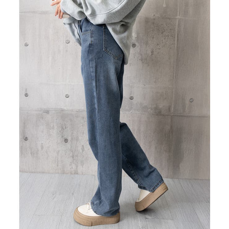 ハイウエスト デニムパンツ ダブルボタン | Miniministore | 詳細画像26 