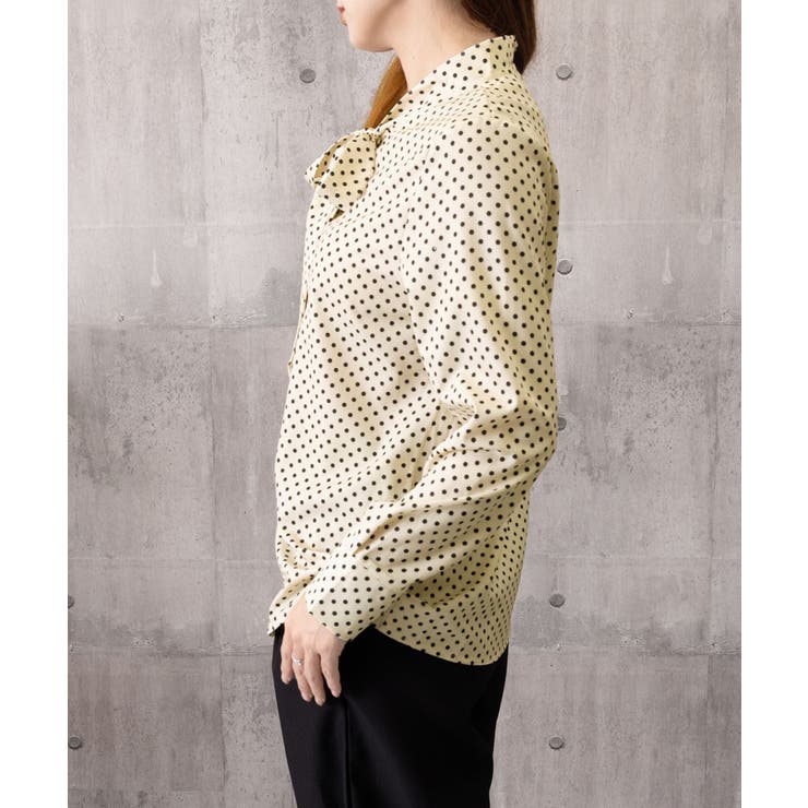 ドット柄 ボウタイブラウスリボンタイ春夏 | Miniministore | 詳細画像24 