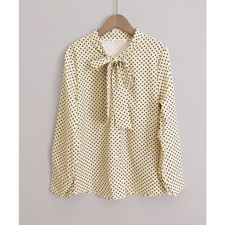 ドット柄 ボウタイブラウスリボンタイ春夏 | Miniministore | 詳細画像27 