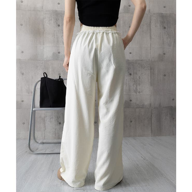 レース付きワイドパンツ イージーパンツ夏 | Miniministore | 詳細画像28 