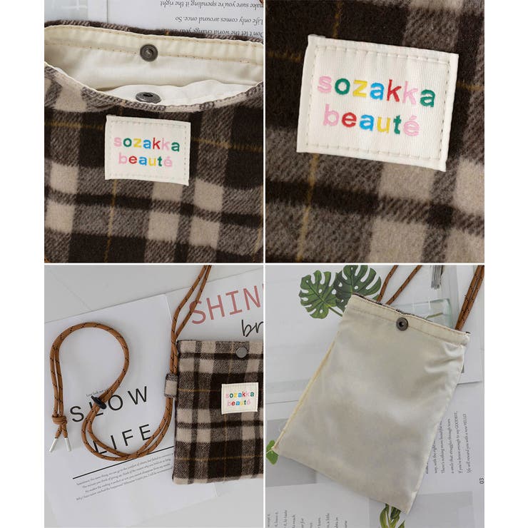 ウールタッチショルダーバッグ ポシェット | Miniministore | 詳細画像16 