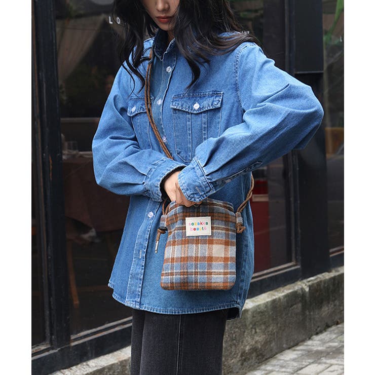 ウールタッチショルダーバッグ ポシェット | Miniministore | 詳細画像6 