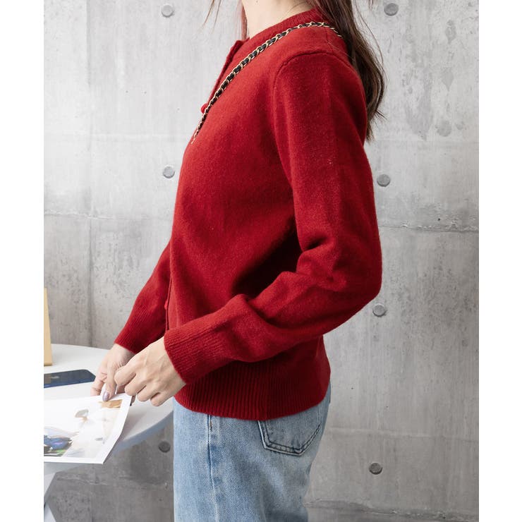 ハートボタンニットカーディガン秋冬韓国風 | Miniministore | 詳細画像21 