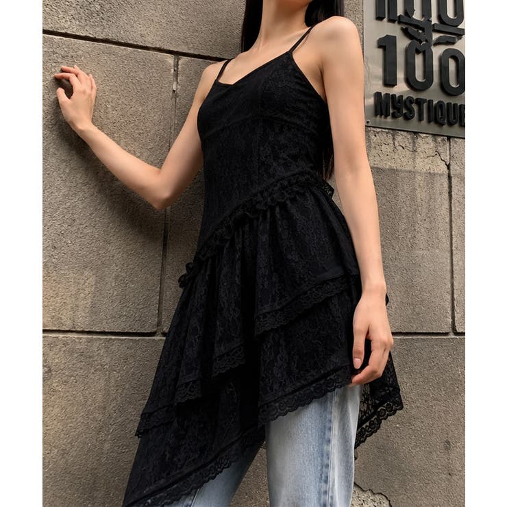 花柄レースキャミソールワンピースビスチェ | Miniministore | 詳細画像8 