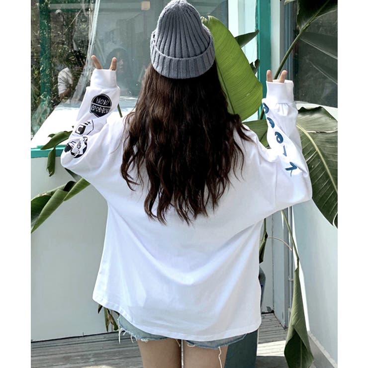 ロゴトレーナー 韓国風 ビッグシルエット | Miniministore | 詳細画像8 