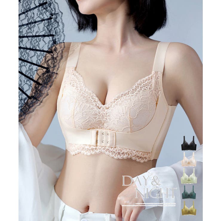 レースブラジャーノンワイヤー下着昼夜兼用 | Miniministore | 詳細画像1 