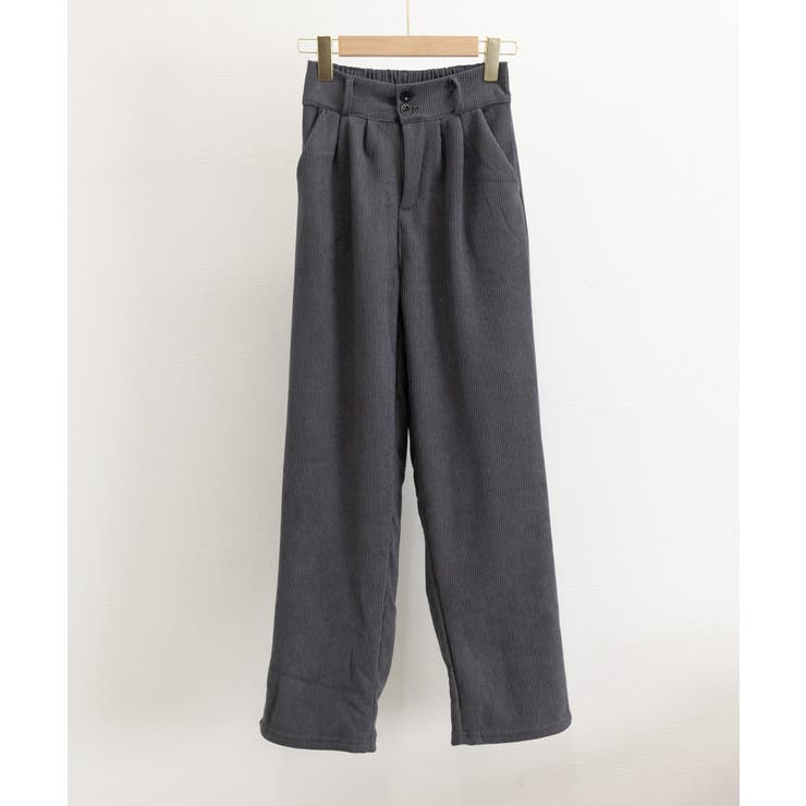 コーデュロイワイドパンツ 裏起毛ノーマル | Miniministore | 詳細画像26 