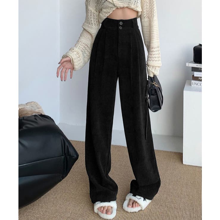 コーデュロイワイドパンツ 裏起毛ノーマル | Miniministore | 詳細画像6 