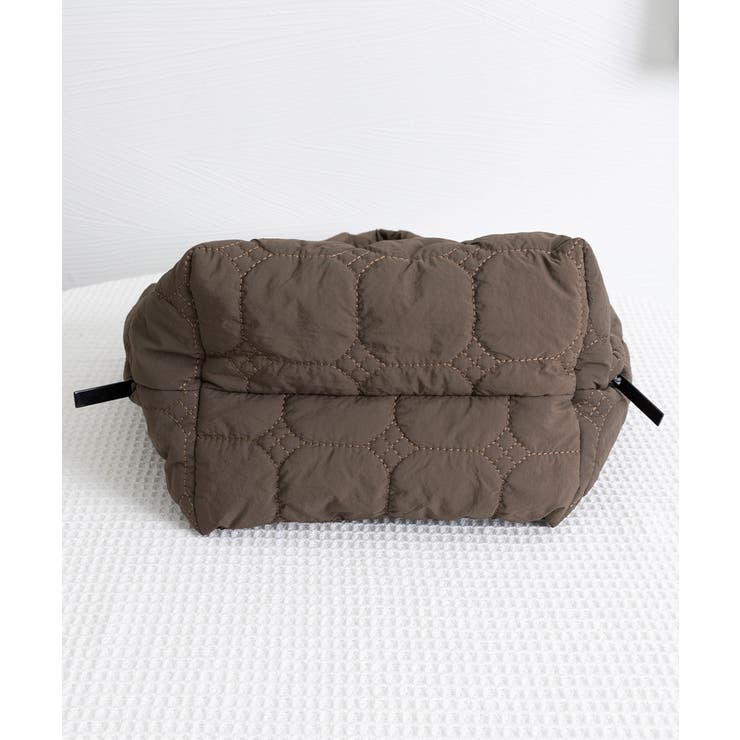 韓国風キルティングトートバッグポーチ付き | Miniministore | 詳細画像18 