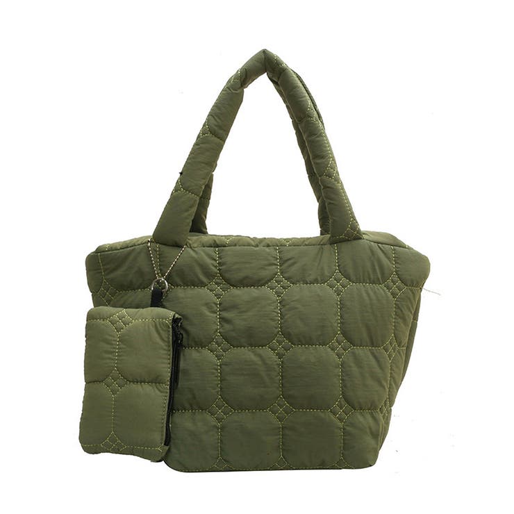 韓国風キルティングトートバッグポーチ付き | Miniministore | 詳細画像27 