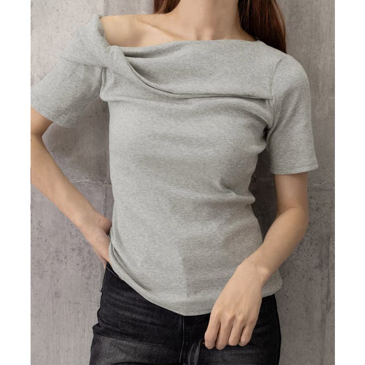 片方オフショルtシャツ レディース 半袖 | Miniministore | 詳細画像19 