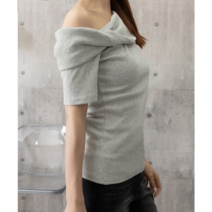 片方オフショルtシャツ レディース 半袖 | Miniministore | 詳細画像20 